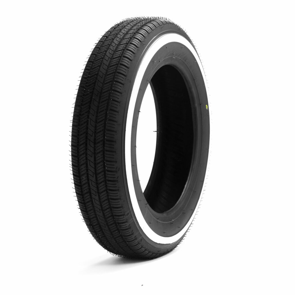 165R15" European classic 19mm-3/4" white wall 87T – EU