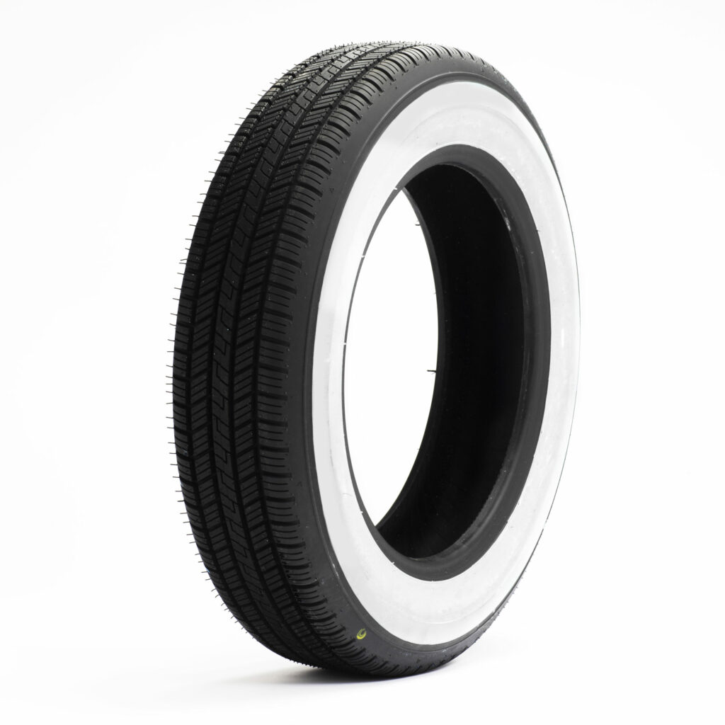 165R15" European classic 65mm-2 3/4" white wall 87T – EU